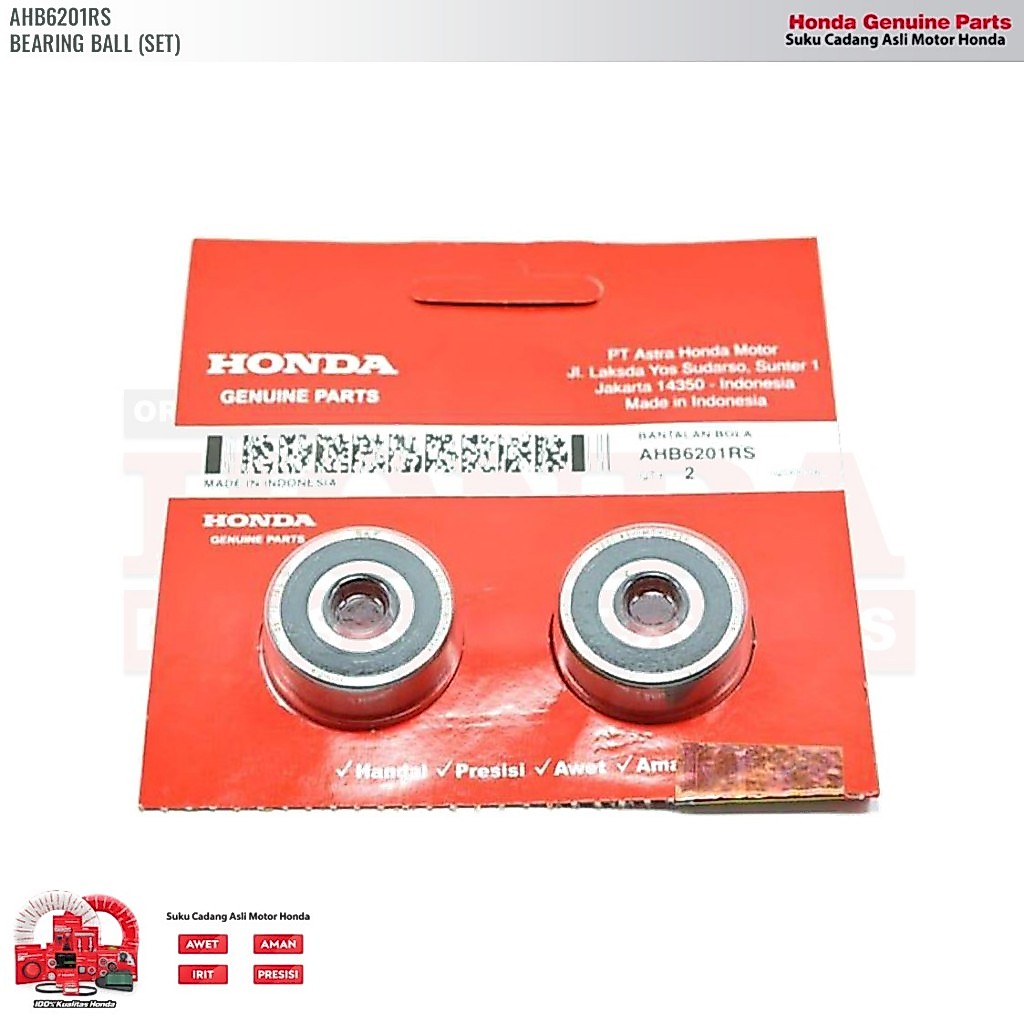 Lahar Set Roda Depan Honda Revo Fit FI - AHB6201RS - BEARING BALL (SET)