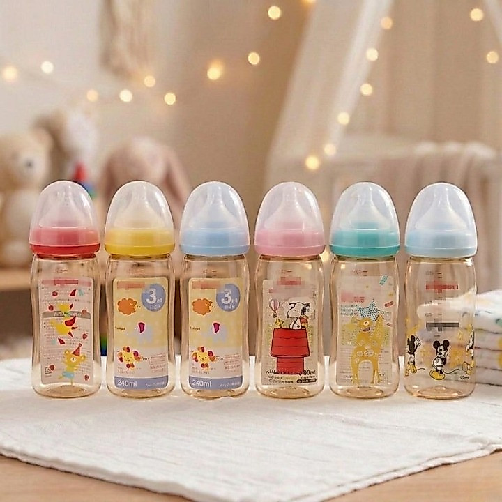 (BABY) ( OTH727 / OTH728 ) Limited edition w*de n*ck P*SU disney snoopy s*ft t*uch botol dot susu ba