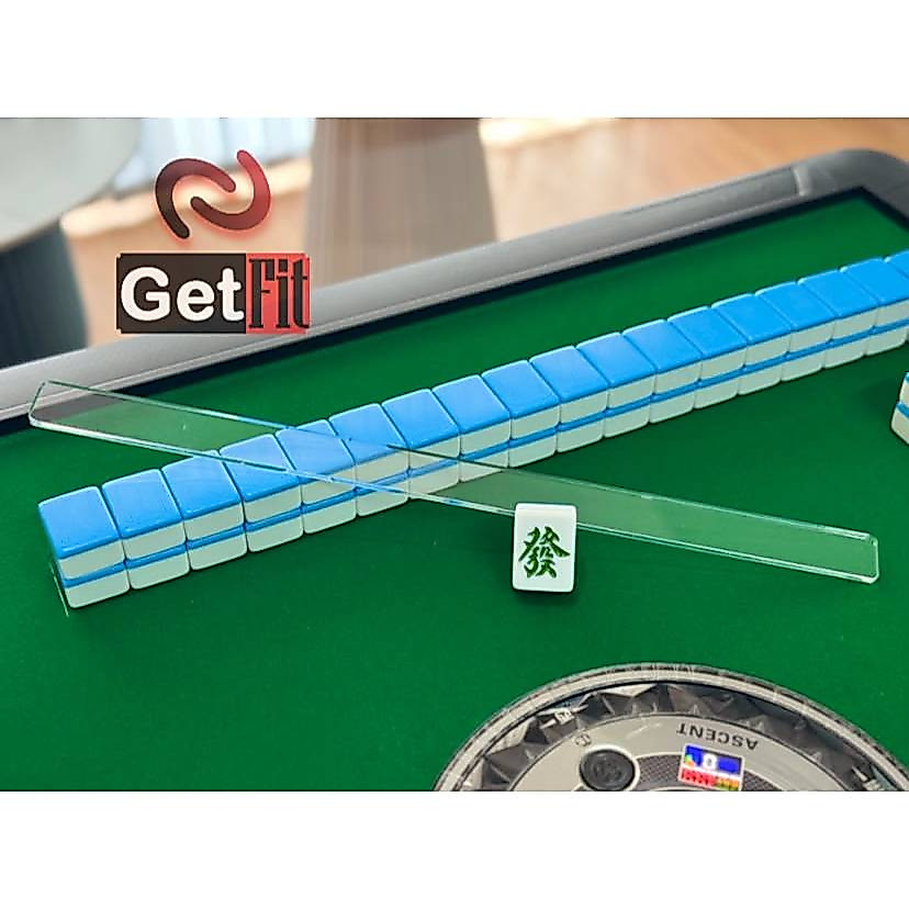 Penggaris Meja Mahjong/Mahjong Ruler/Penggaris Akrilik Meja Mahjong (Harga 1pcs)