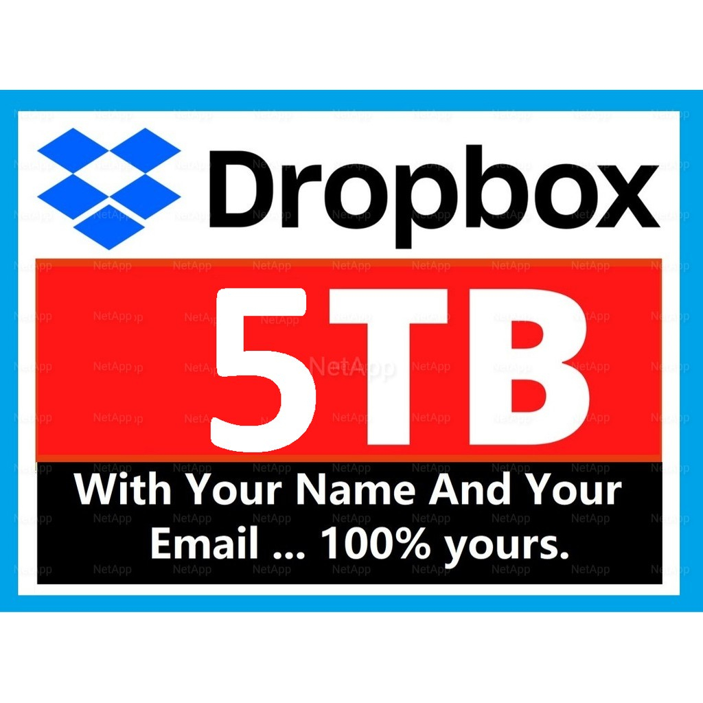 Dropbox 5TB Own Account Upgrade Service for Monthly Renew