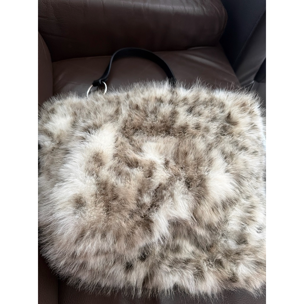 stradivarius fur bag original