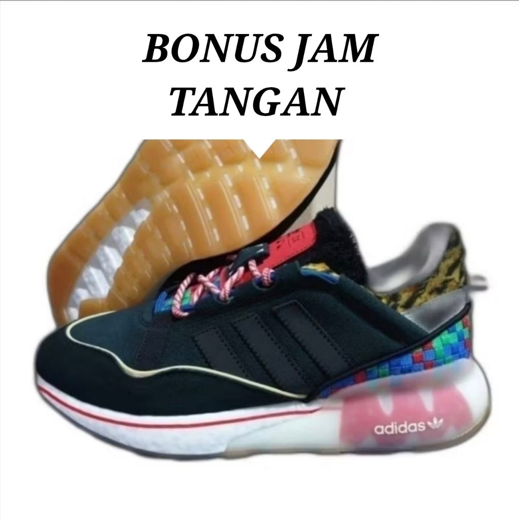 Sepatu Adidas Zx 2k Boost pure x Atmos