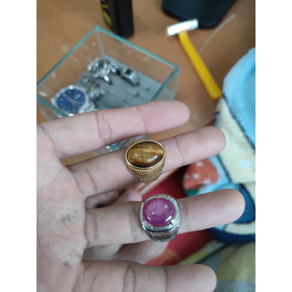 cincin batu ruby asli