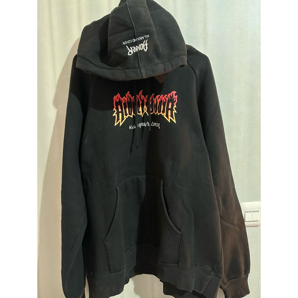 [preloved cece] hoodie black acover