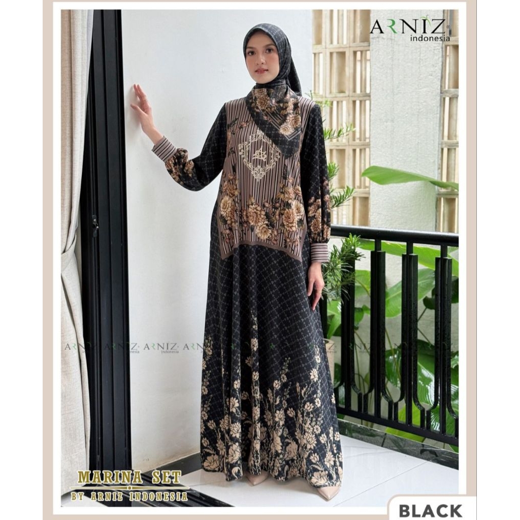 Marina set Dress&scarves by Arniz