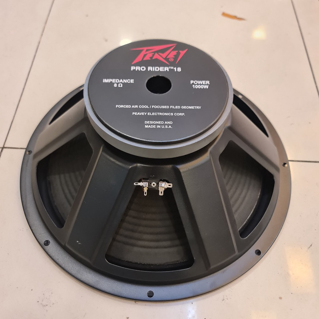 Speaker Komponen Peavey Pro Rider 18 Inch 1000 Watt ( COD ) speaker 18inch 1000watt