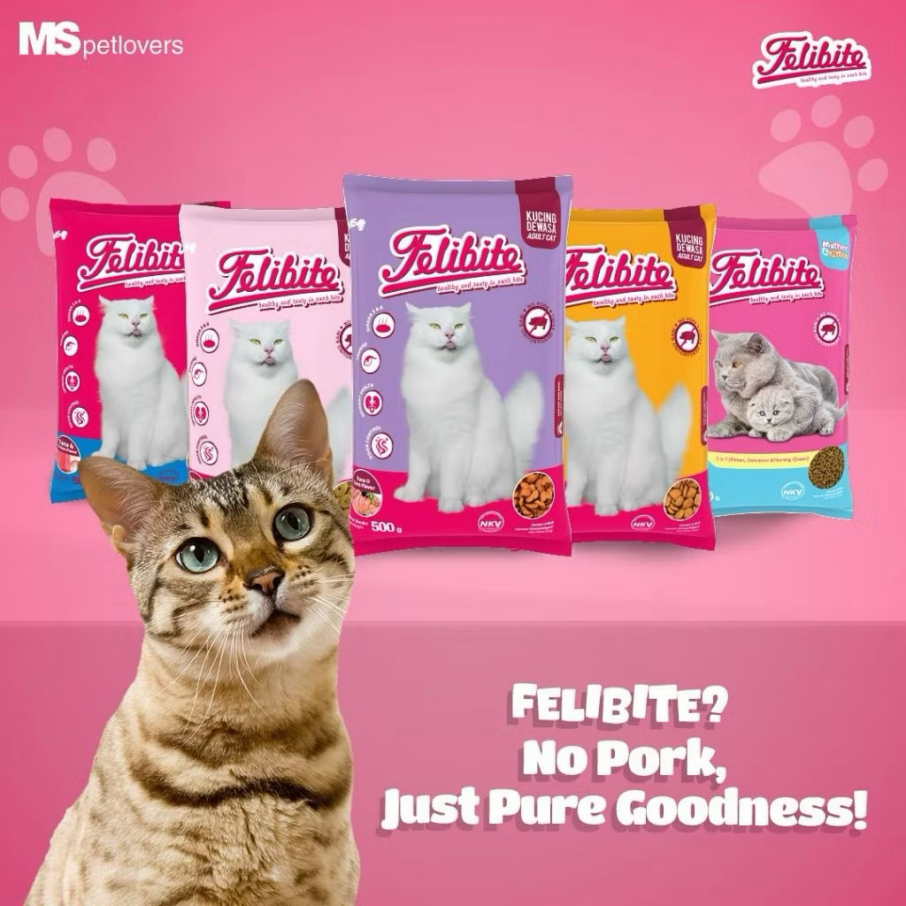 FELIBITE Adult 500g Fresh Pack - Makanan Kucing Felibite / Makanan Kucing Merek Felibite