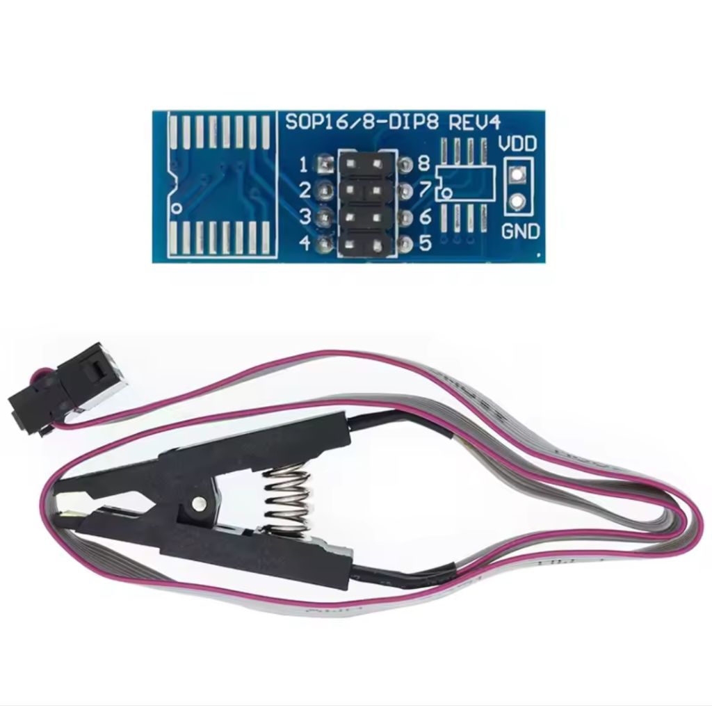 RT809F TL866A EZP2010 EZP2013 Minipro Jepitan IC Sop8 SOIC8 Alat jepit ic Eprom Flash BIOS Clip IC