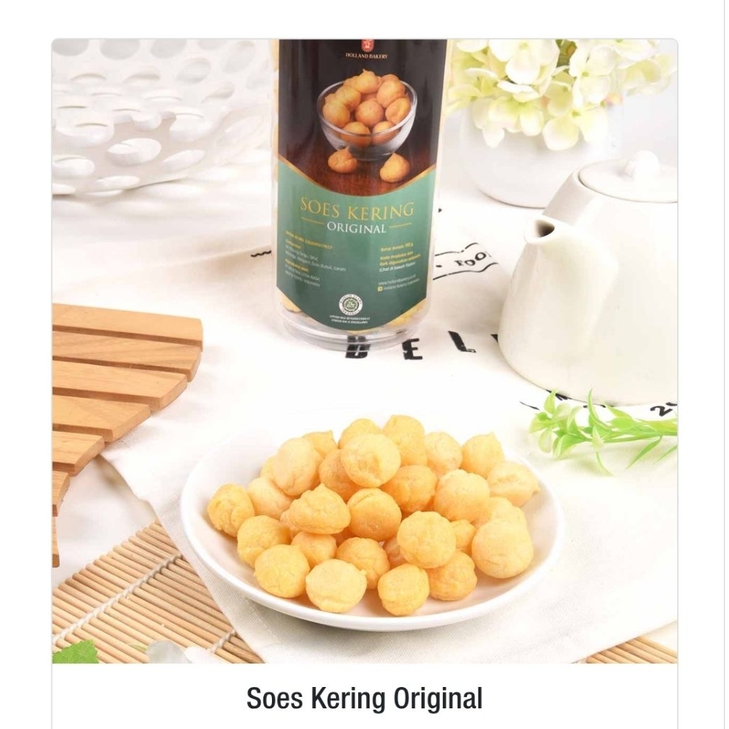 Soes Kering Original Kemas Tabung Holland Bakery