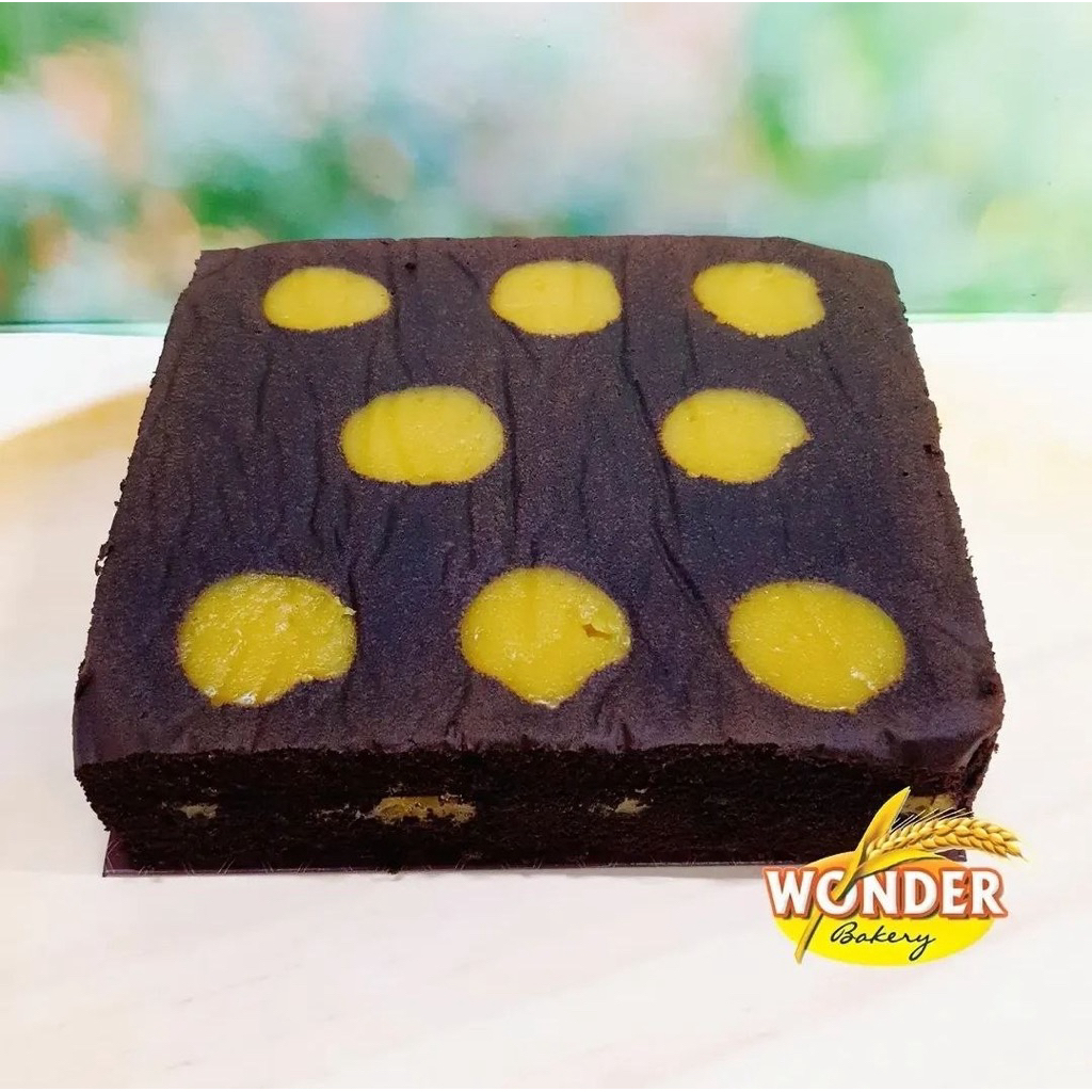 Brownies 2 in 1 Kukus - Brownies Choco Banana / Choco Cheese Wonder Bakery | Jastip With Happy Salat