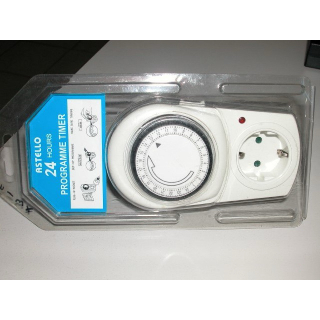 Timer TS-MD 24 jam | Timer Mekanik 24 Jam untuk mengatur ON/OFF Peragkat Listrik Otomatis