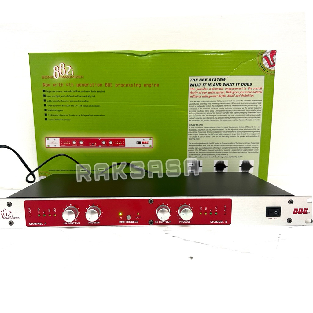 Dual Mono PROCESSOR BBE 882I BALANCE SONIC MAXIMIZER BBE882I BBE882 I