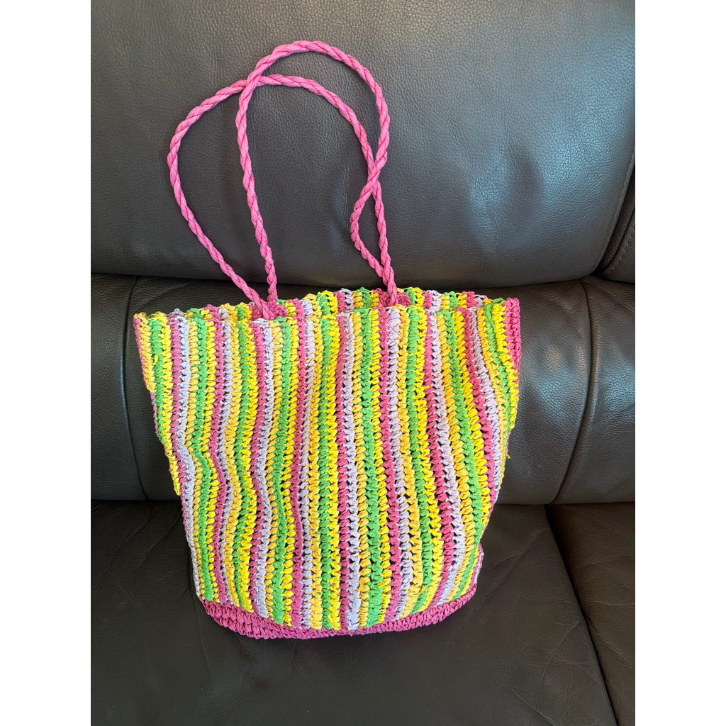 H&M tote bag multicolor
