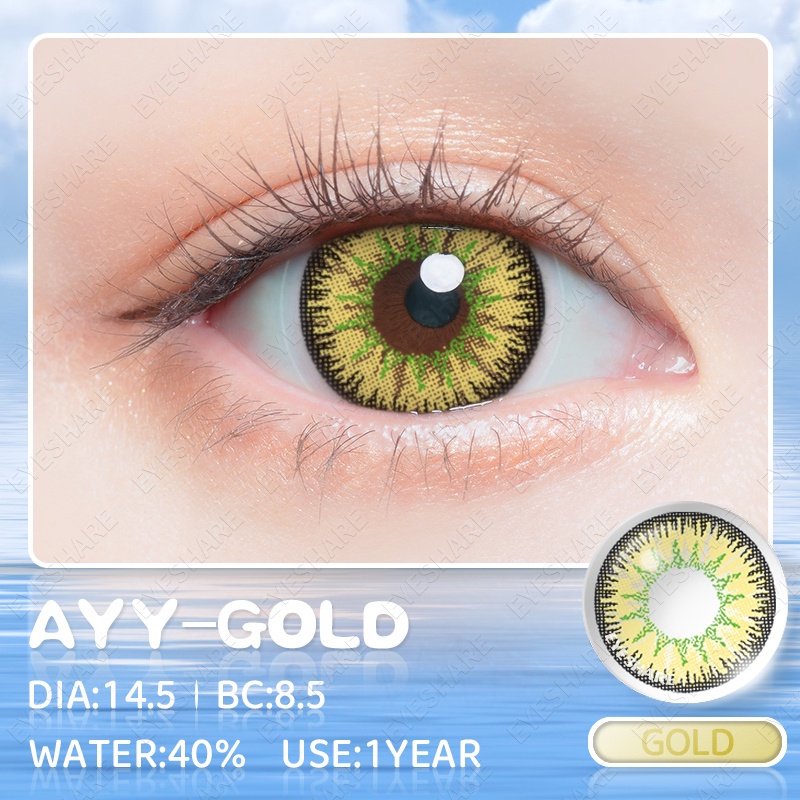 (COD)Menyinarimu gray blue softlens lensa mata penuh gaya dan cantik softlens grey/brown warna lensa kontak soflen14.5 MM 2022 new DUBAI Import Premium big eye Exoticon softlen