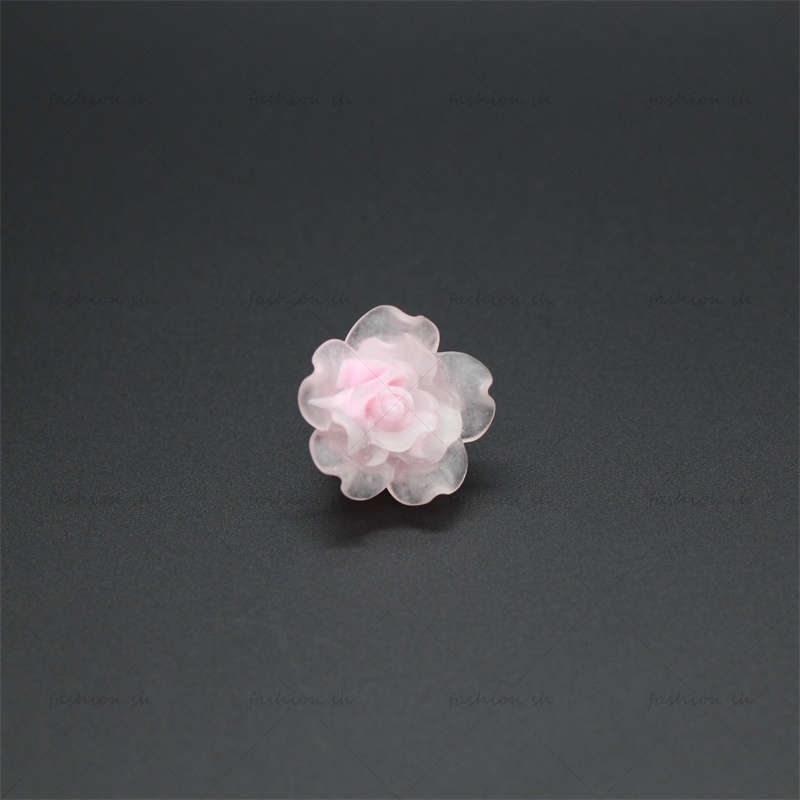 1 Pcs Baru Bercahaya Tinta Celup Buram Mawar Bros Syal Jarum Panjang muselin alloy needle