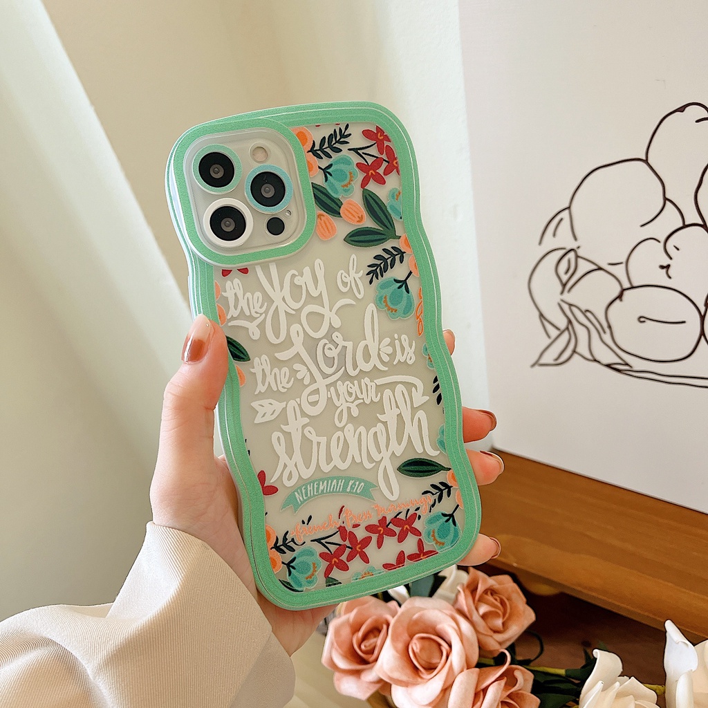 Redmi Note 11S 11 Pro Redmi 10C 10A 9A Note10 5G Note 10S 9C 9T Note9 Note8 Poco X3 Pro NFC M3 Pro Fresh Flowers Dan Green Plants Curved Edge TPU Phone Case Binteacase