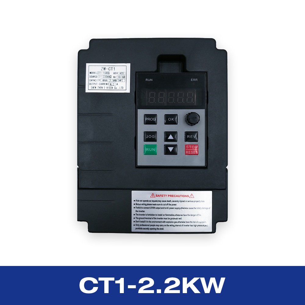 Harga diskonInverter Frekuensi Variabel 2hp 1.5kw/2.2kw input 1phase 220V output 3phase 220V Speed Controller Variabel Vfd Vsd Untuk Motor 3-phase