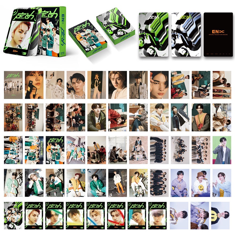 55pcs/box ENHYPEN Photocards Dessy MANIFESTO: DAY Umaku&lt; GGU GGU DIMENSION: ANSWER Album LOMO Card Postcard IN STOCK
