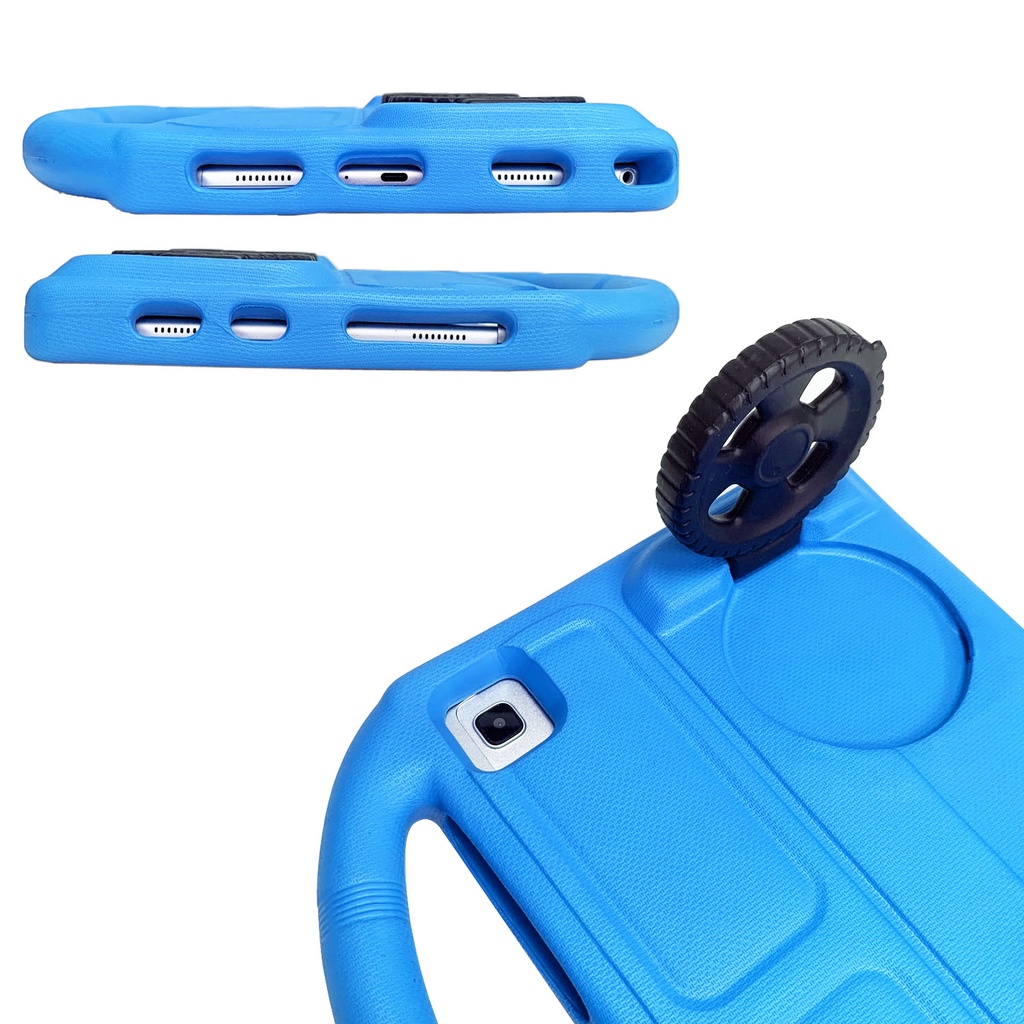 Untuk Samsung Galaxy Tab S6 (2019) 10.5 "SM-T860 SM-T865 Fashion Tablet Case Perlindungan Anak-Anak Portabel Roda Berdiri Bahan EVA Penebalan Shockproof Cover