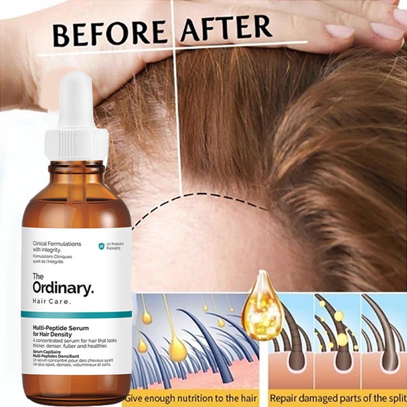 The Ordinary Multi-Peptide Serum for Hair Density Hair Growth Serum Penumbuh Rambut Botak dan Rontok-60ml