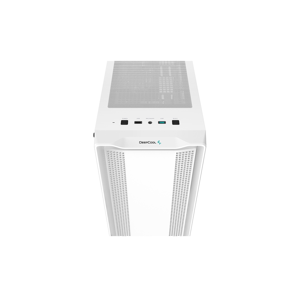 Deepcool CC560 White + 4 Fan Mid Tower Casing PC