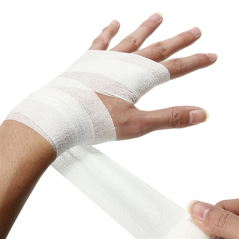 5pcs Finger Tape Wrist Tape Taping Olahraga Olahraga Tapping Support Olahraga 4.5 Meter  Tapping Volly Perban Elastis Jari Tangan 5cm X 4.5m