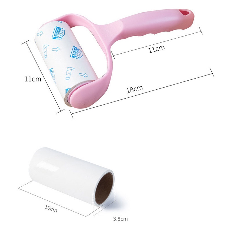 Alat Pembersih Bulu Roller Pembersih Bulu Pakaian Roller Bulu Kucing Di Baju Sticky Roll Refill/Debu, lint roller refill