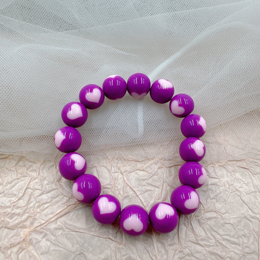 Love Beads Hand String Akrilik DIY Handmade Manik-Manik Gelang