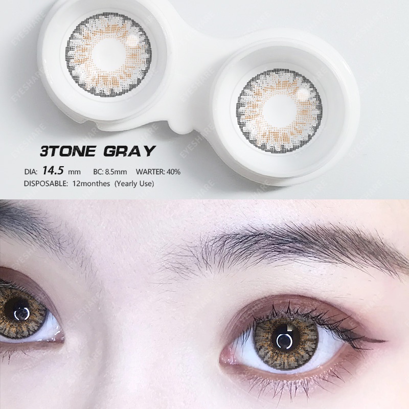 RCA [COD] C28 SOFTLENS 2PCS import Pixie Softlens NORMAL &amp; tidak Ada minus / DIA 14.5MM /kpop Khusus SOFTLEN / LENSA WARNA Big Eye Living Kontak Lensa Green/Pink/SterlingGray/Honey/Amethyst