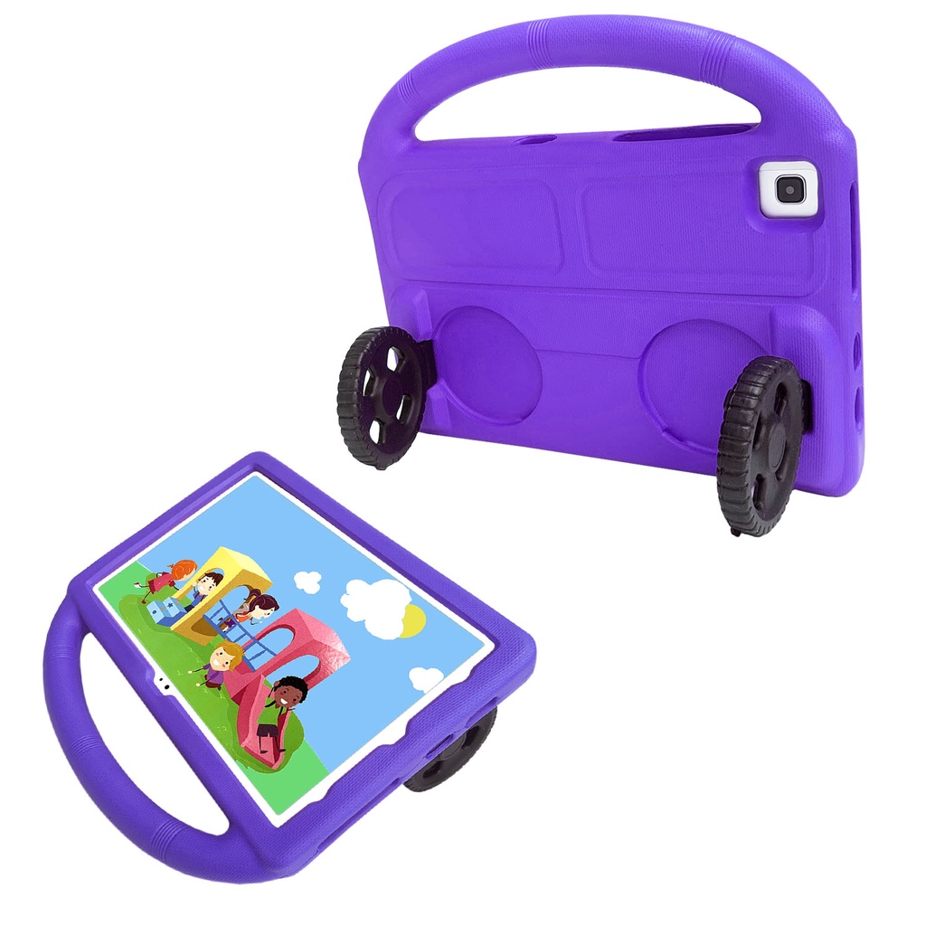 Untuk Samsung Galaxy Tab S6 Lite (2022 /2020) 10.4 &quot;SM-P610 SM-P615 SM-P613 SM-P619 Fashion Roda Portable Stand Tablet Cover Perlindungan Anak-Anak Bahan EVA Penebalan Shockproof Case