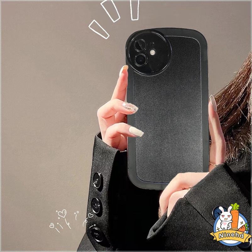 Soft Case Silikon Shockproof Untuk Vivo Y02 Y16 Y02s Y35 Y22 Y15A Y15S V27e V27 V23 V23e V20 Pro Y01 Y21 Y21s Y33s Y33T Y21T Y76 T1x Y20 Y20i Y20s Y12s Y12A Y20s[G] Y17 Y15 Y12 Y11 Y1s Y50 S1 Black White Leather Phone Case Shockproof Silicone Soft Case