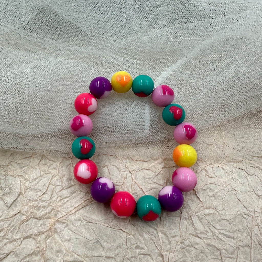 Love Beads Hand String Akrilik DIY Handmade Manik-Manik Gelang