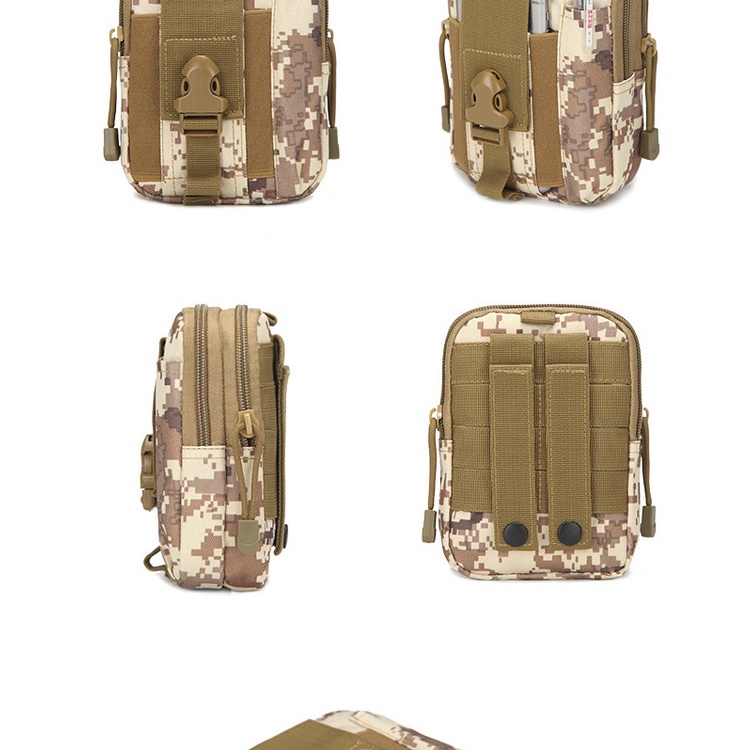 Tas pinggang HP pria Tactical Army Military Militer Molle pouch bag Outdoor Import S-080/7011