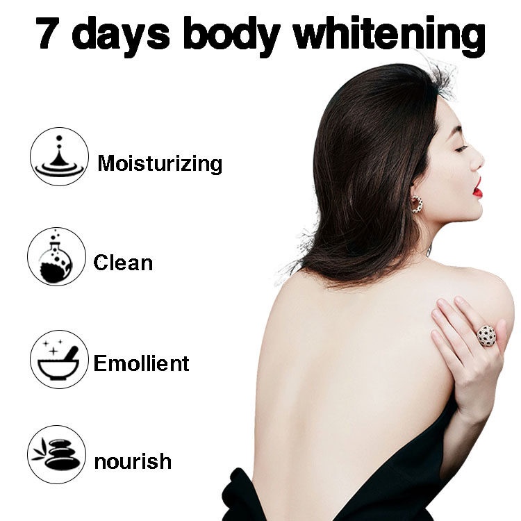 Sabun pemutih badan Lotion pemutih badan 250ml Whitening body lotion wash Sabun mandi pemutih Mandi lumpur vulkanik Pemutih tubuh Menolak untuk tan Kulit putih dan mulus【BPOM】