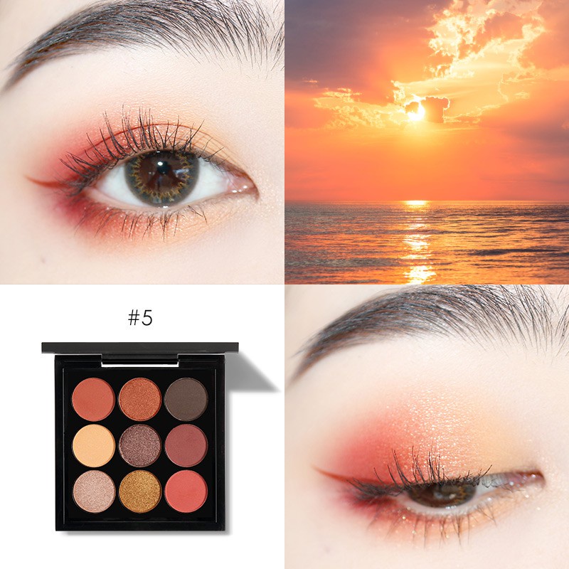 Focallure 9 Colors Eyeshadow Palette Mata Eyeshadow 9 Warna