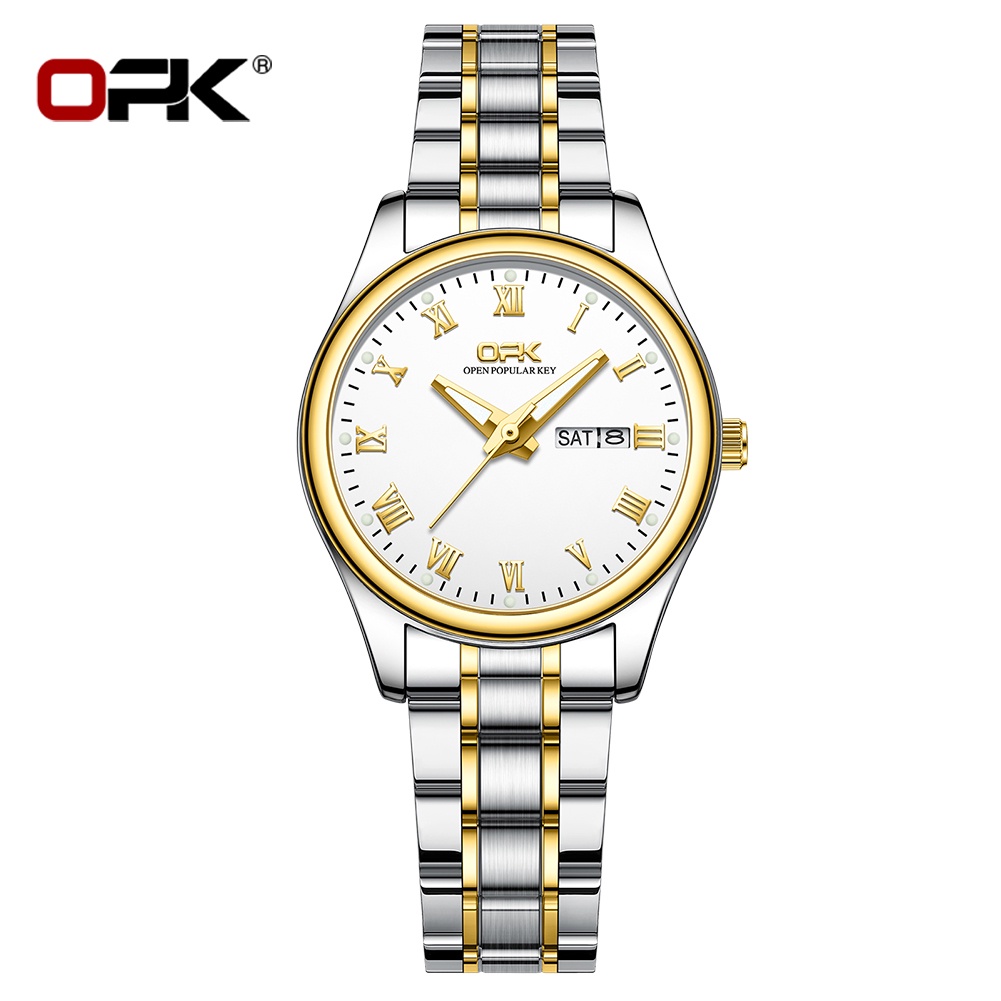 OPK Jam Tangan Wanita Murah Original Anti Air Kecil Terbaru Luminous Analog Women Watch