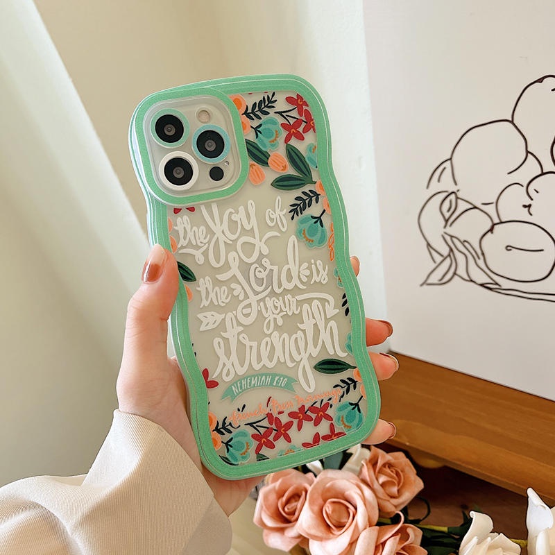 Case OPPO A17 A57 2022 A77S A15 A16 A16K A54 A12 A5S A7 A94 A93 A3S A11k A53 A31 A52 A92 A37 F9 A1K A76 A36 5F A9 2020 Bunga Kecil Segar Tanaman Fasion Phone Cover