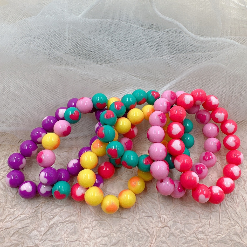 Love Beads Hand String Akrilik DIY Handmade Manik-Manik Gelang