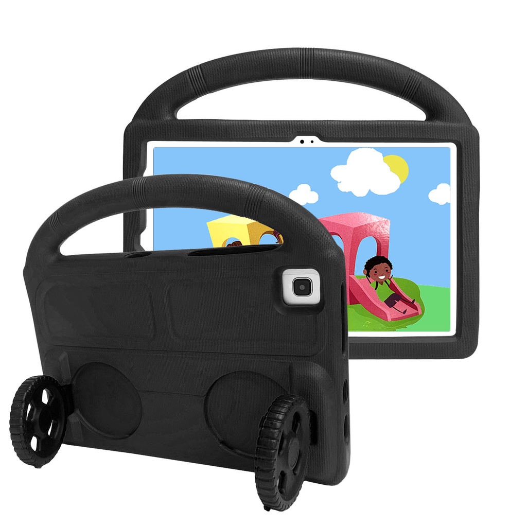 Untuk Samsung Galaxy Tab S6 Lite (2022 /2020) 10.4 &quot;SM-P610 SM-P615 SM-P613 SM-P619 Fashion Roda Portable Stand Tablet Cover Perlindungan Anak-Anak Bahan EVA Penebalan Shockproof Case