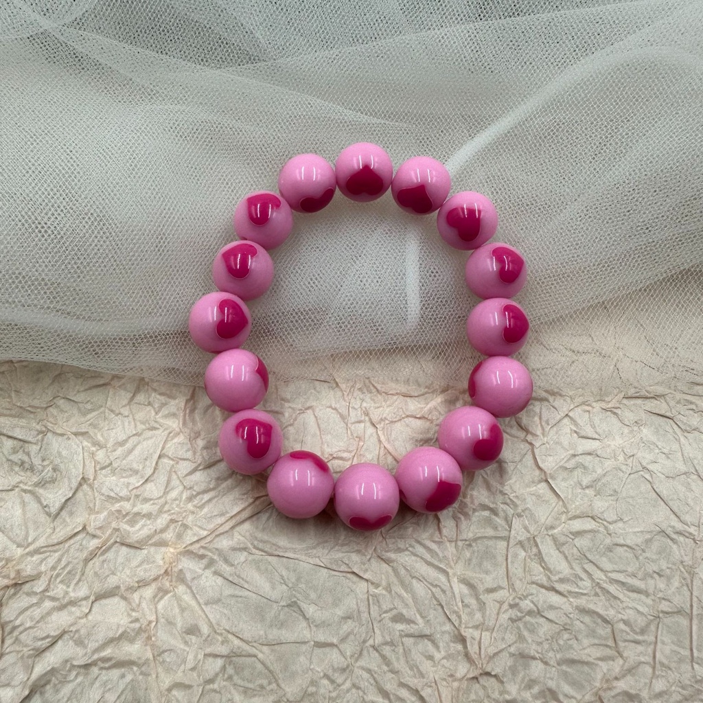 Love Beads Hand String Akrilik DIY Handmade Manik-Manik Gelang