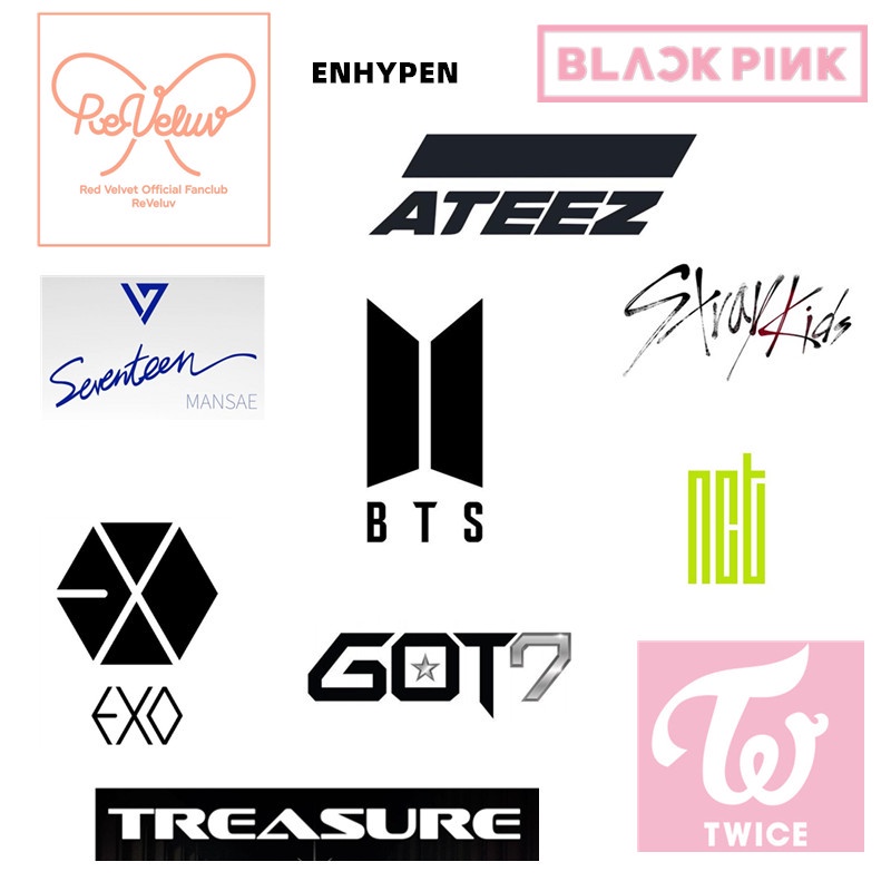 55pcs/set KPOP Blackpink ENHYPEN Photocards Idol Korea BTS Album JEANS Baru Lomo Card HD Collection Blackpink