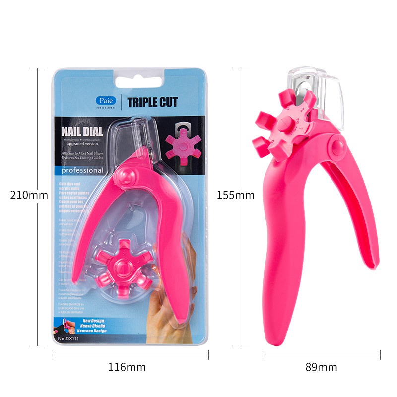 Acrylic Gunting Kuku Adjustable Stainless Steel Cutter Trimmer Untuk Nail Art Alat Salon Kecantikan Manicure Project