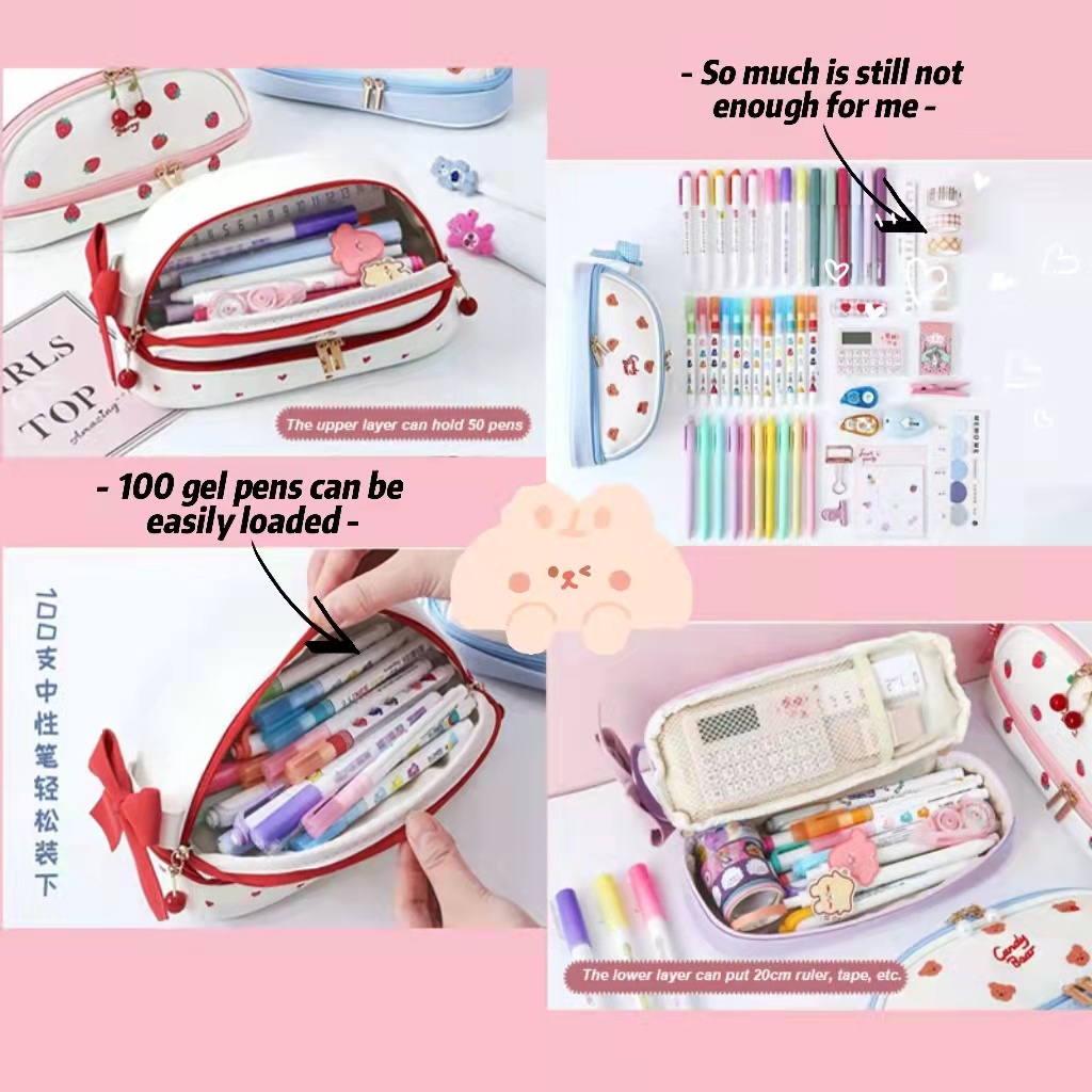 

Tempat Pensil Kotak Pensil Korea Design Pencil Case