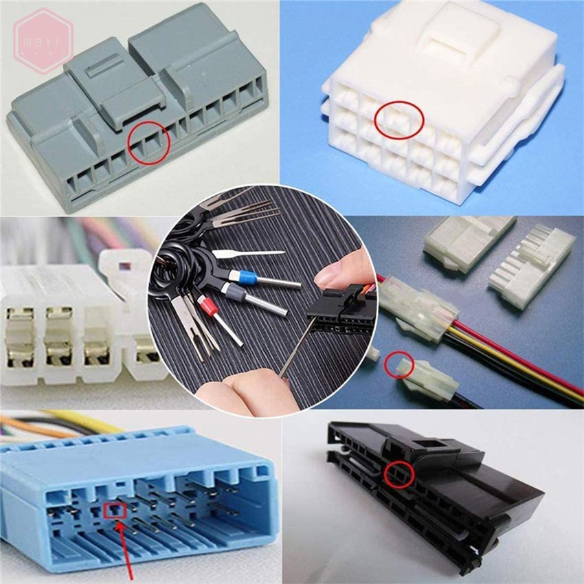 【41 pcs/set】Pin Extractor Kit/Alat Pelepas Pin Soket Skun/Melepas Pin Soket/Removing Socket Pin