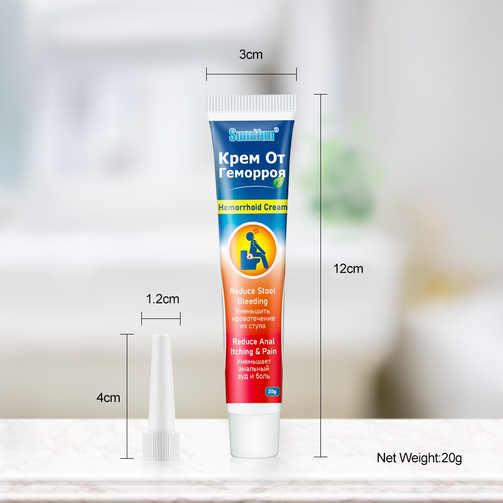 Sumifun Dictamni Hemorhoid Cream 20g - Wasir Ambeien Krim Wasir Salep Ambeien 100% Original Sembuh Wasir Tanpa Operasi Salep Wasir Ambeien Dan Susah BAB