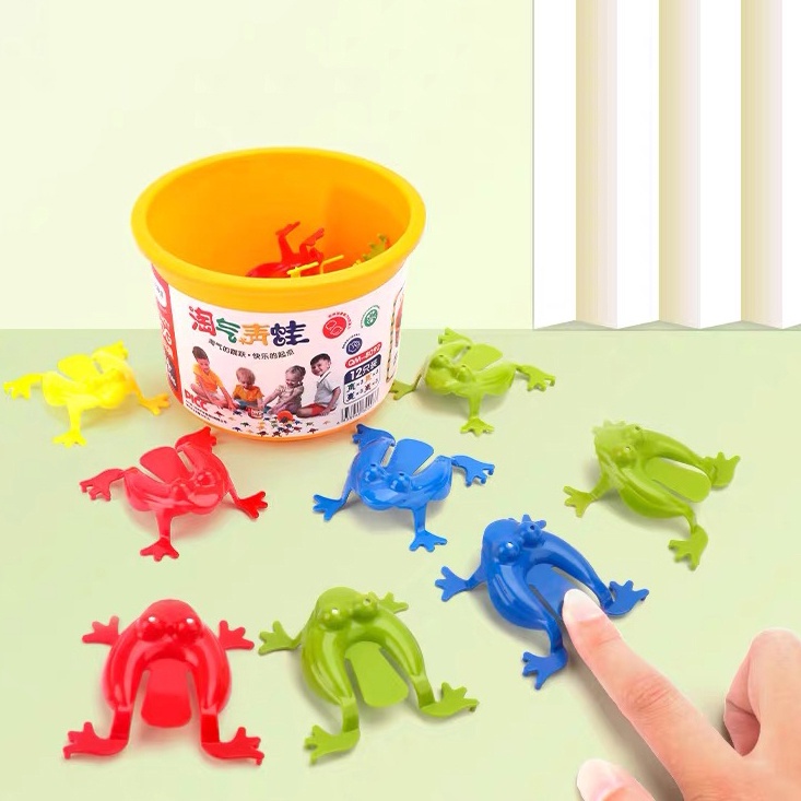 Mainan Kodok Jumping Jari Menekan Lucu Memantul Kodok Fidget Toys Anak Novelty Family Game Toy