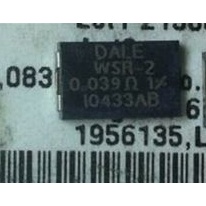 Resistor Sensor Dale WSR-2 0.1 Ohm 0.002 Ohm 0.005 Ohm 0.06 Ohm