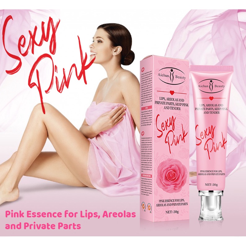 Gel Pemutih Selangkangan Gel Pemutih Ketiak Area Bikini Memerahkan Bibir Areola Dan Miss V Bagian Pribadi Tetap Merah Muda dan Lembut 30g Natural Pink Gel - Sexy Pink Perawatan Feminin