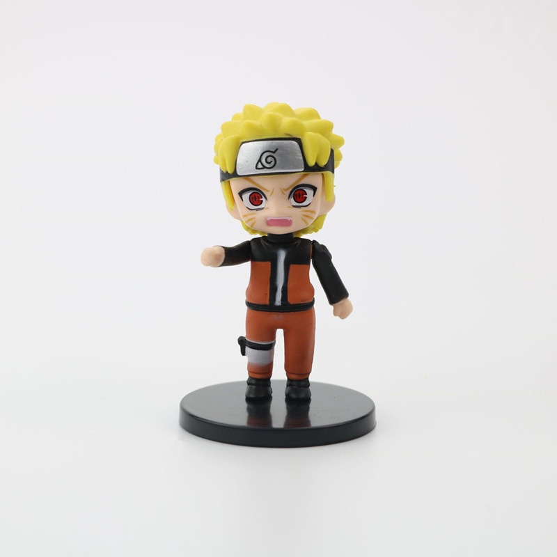 12pcs/set Anime Naruto Figure Shippuden Hinata Sasuke Itachi Kakashi Gaara Jiraiya Sakura Q Ver. Mainan Action Figure Boneka Hadiah