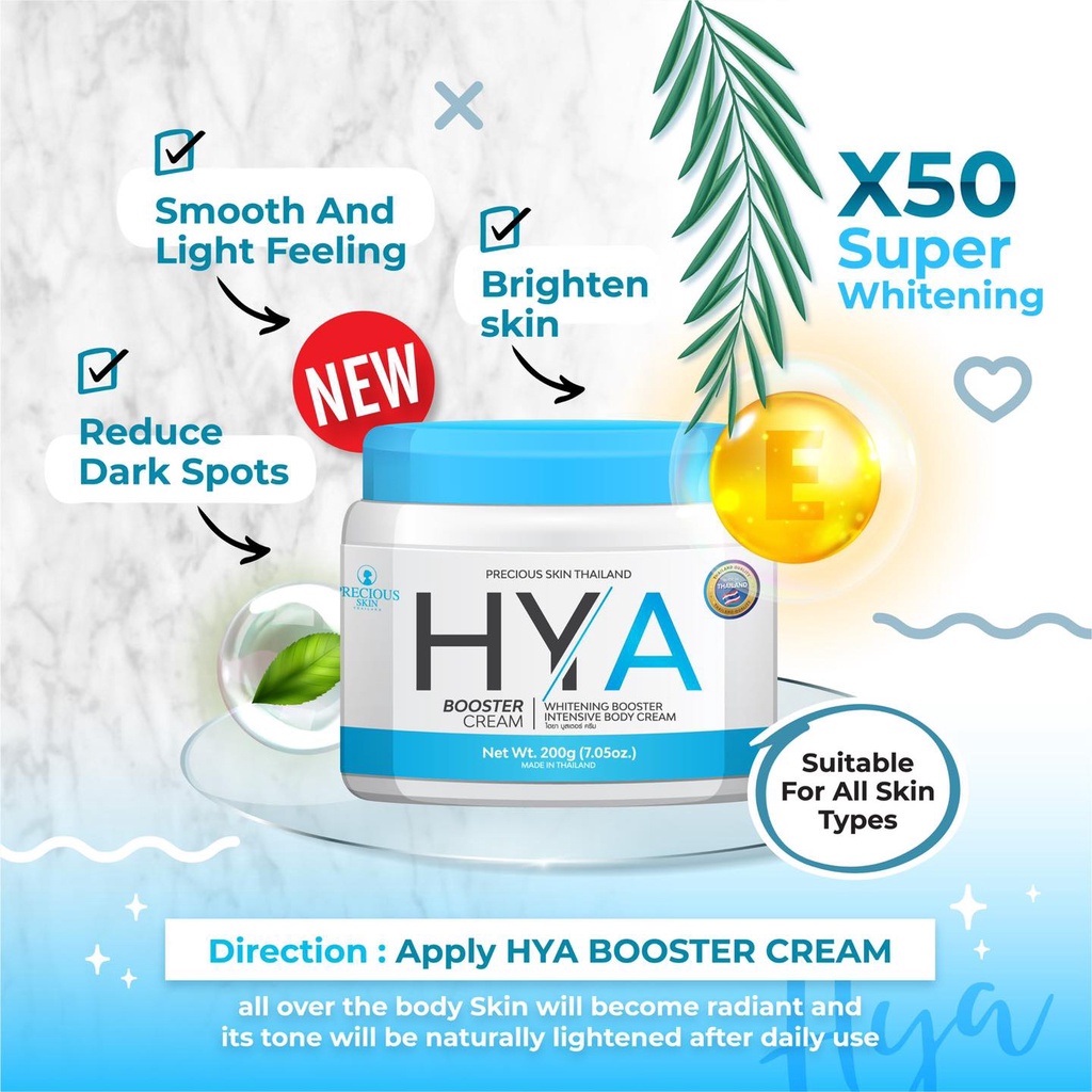 PRECIOUS SKIN HYA BODY BOOSTER CREAM / HYA LOTION (HYALURONIC from Thailand)